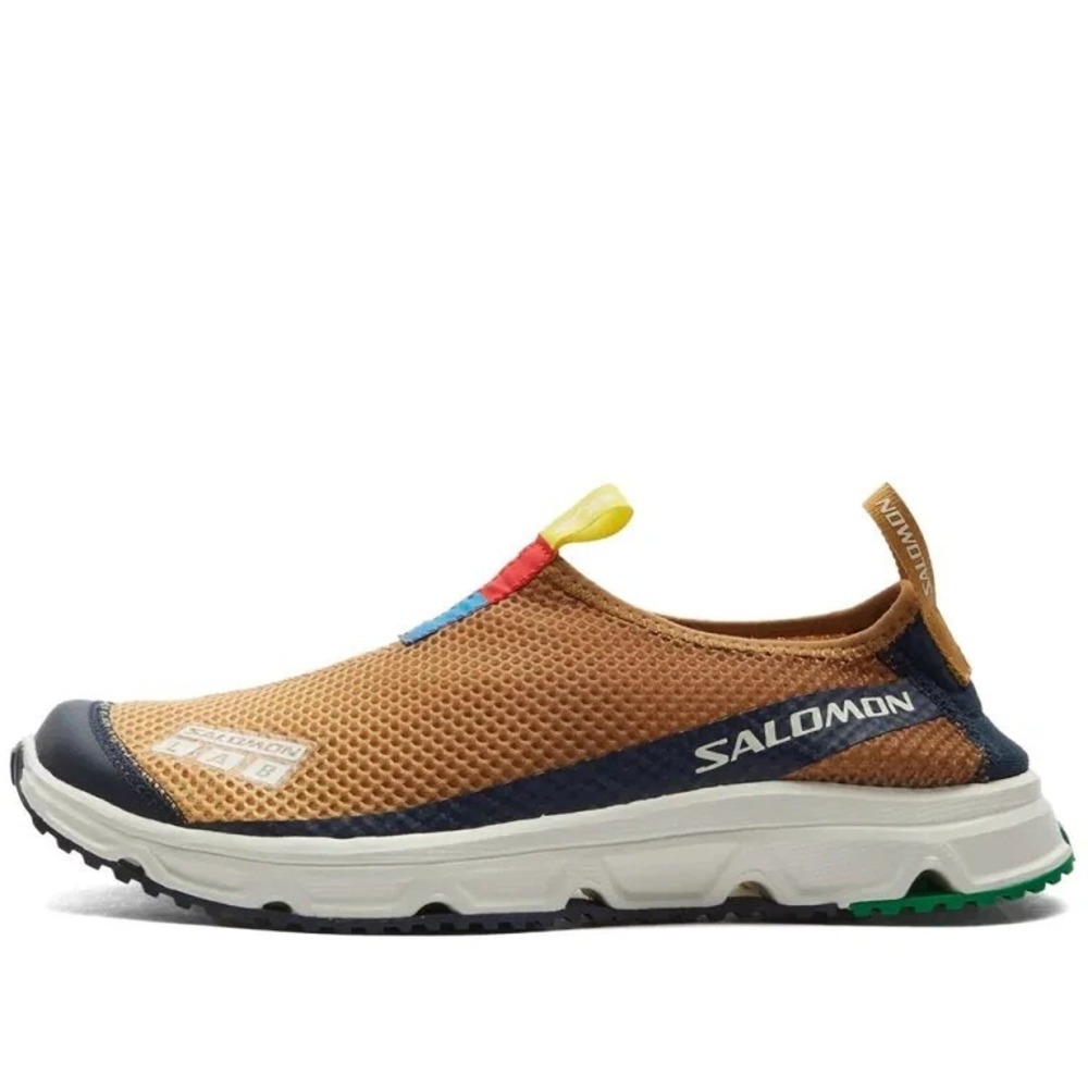 Salomon RX MOC 3.0 Mens Size 9 Brown Trail Shoes Rubber/Taffy/Granada Sky NEW